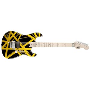 GUITARE ÉLECTRIQUE SÉRIE STRIPED JAUNE ET NOIR EVH 